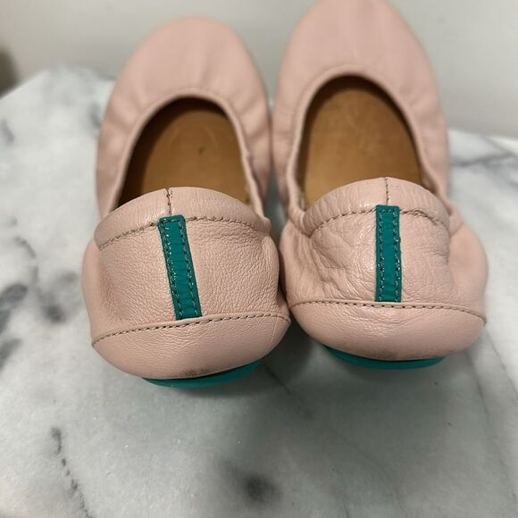 Tieks Pink Leather Ballet Flats Sz 5 - Picture 8 of 14